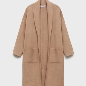 MANGO OVERSIZED KNITTED COAT / COATIGAN WITH POCKETS